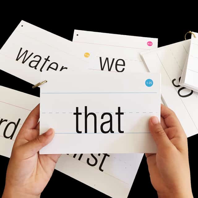 TOP FIRST 100 SIGHT WORDS FLASH CARDS - FREE PRINTABLE